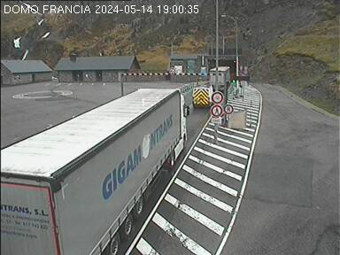Webcam située à l'entrée du tunnel Bielsa-Aragnouet, côté français