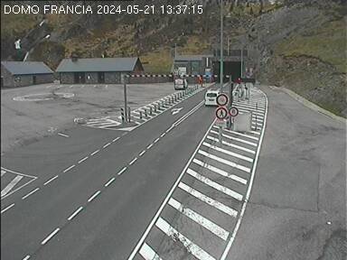 Webcam située à l'entrée du tunnel Bielsa-Aragnouet, côté français